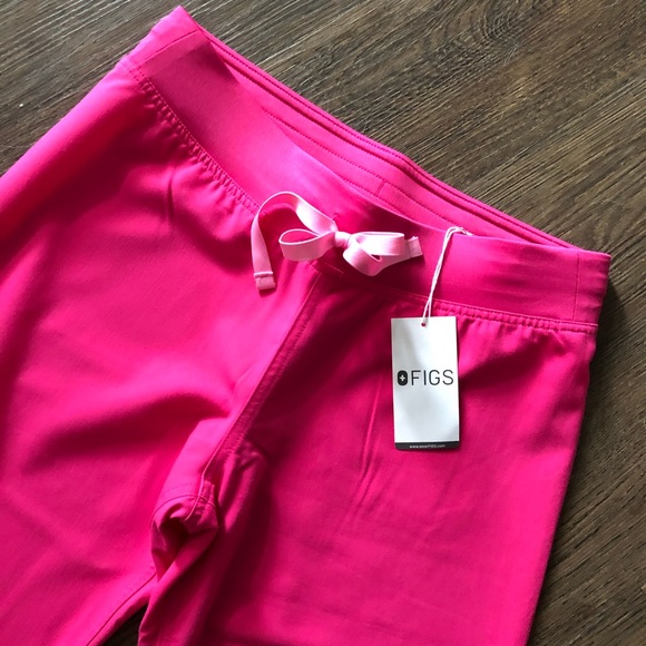 Figs Pants - NWT Pink Linvingston (petite) scrub pants